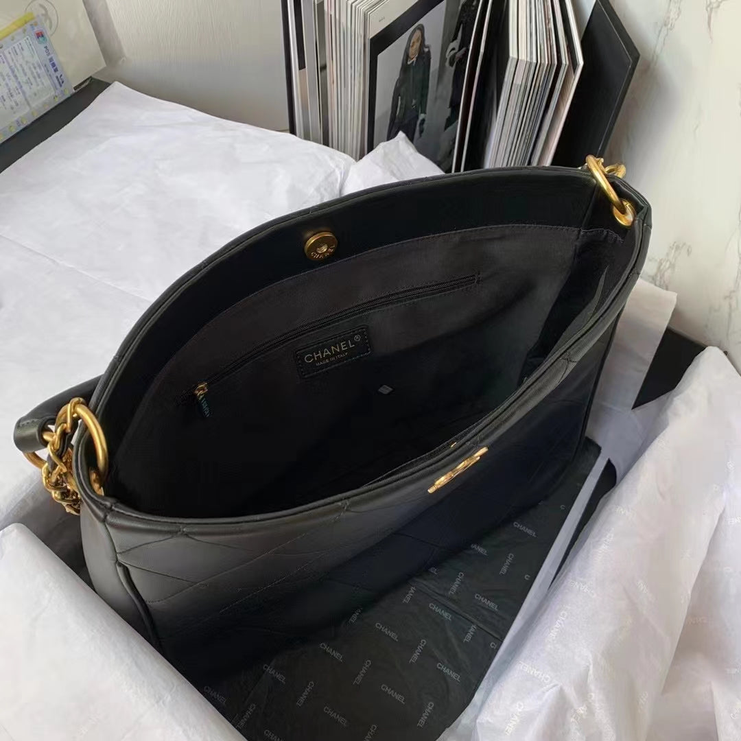 ChanelShopping Bags Black For Women, Women’s Bags 13in/30.5cm