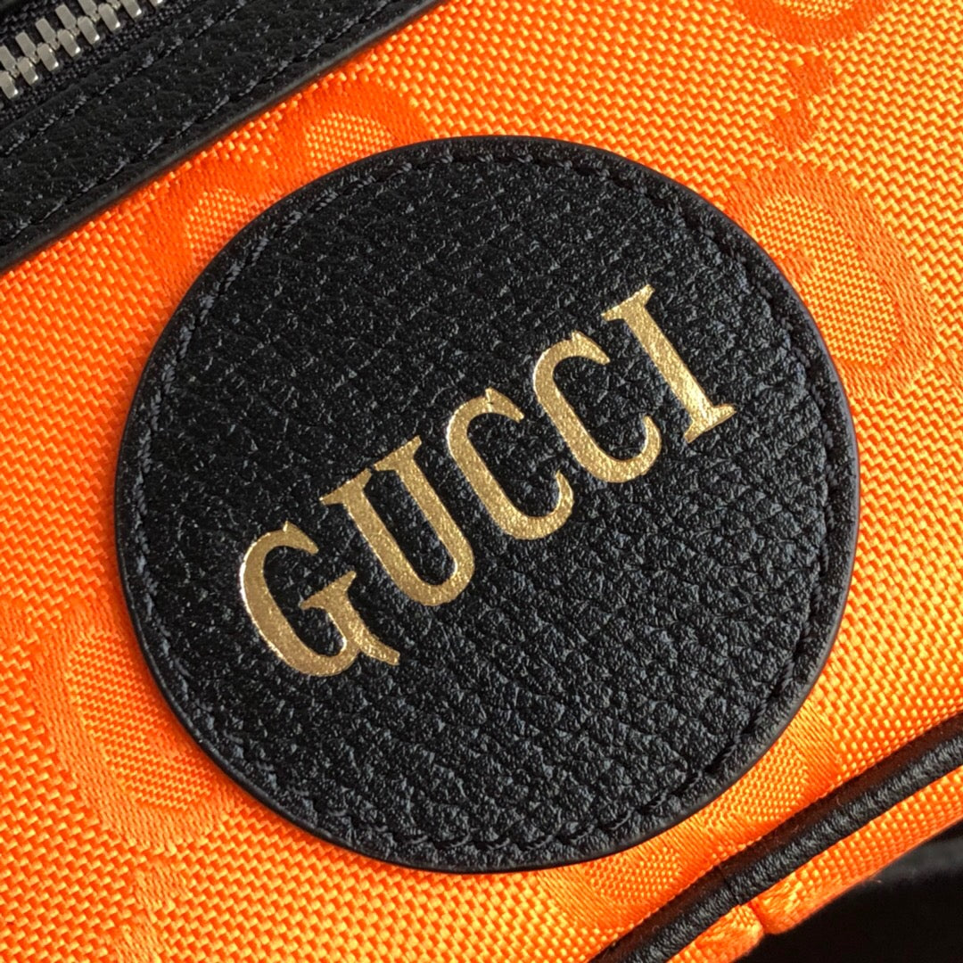 gg Off The Grid Belt Bag Orange gg ECONYL® For Men 9.5in/24cm gg
