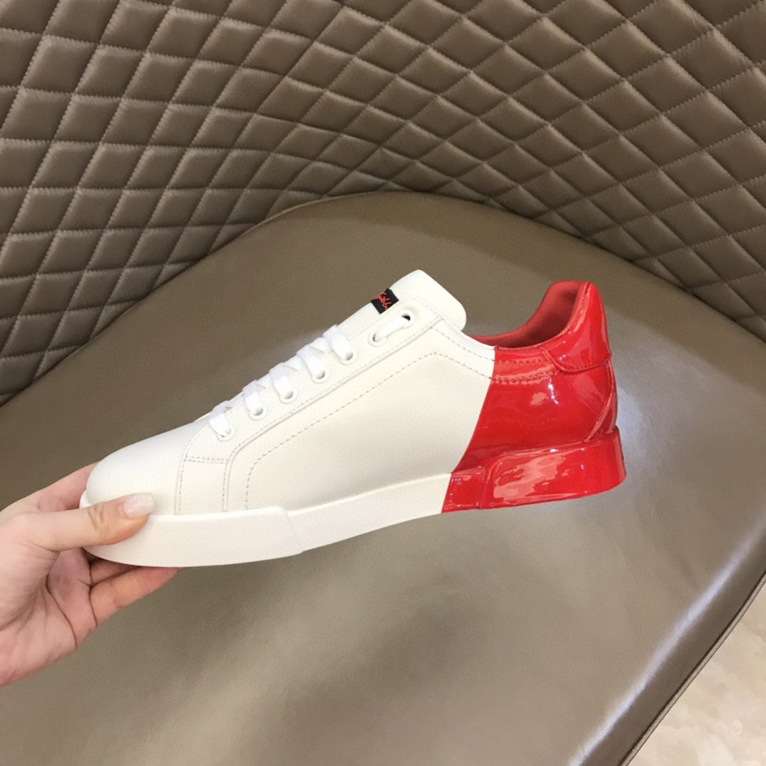 DG Portofino Sneakers White/Red For Men DG Shoes