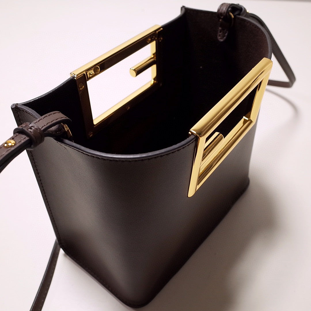 FI Way Small Dark Grey Bag For Woman 17.5cm/7in