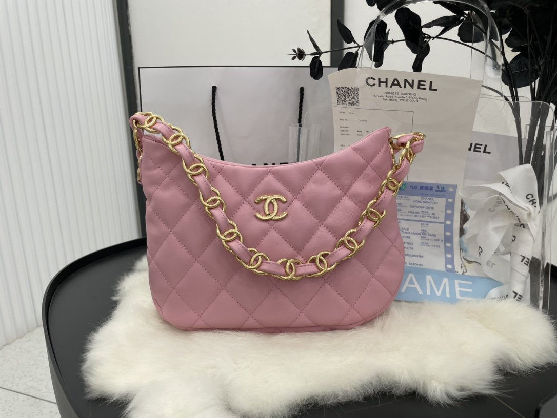 ChanelHobo Handbag PiNike For Women, Women’s Bags 9.4in/24cm