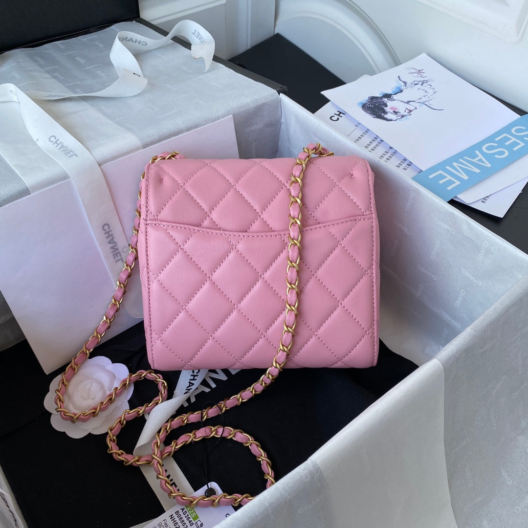 ChanelMini Flap Bag PiNike For Women, Women’s Bags 6.7in/17cm