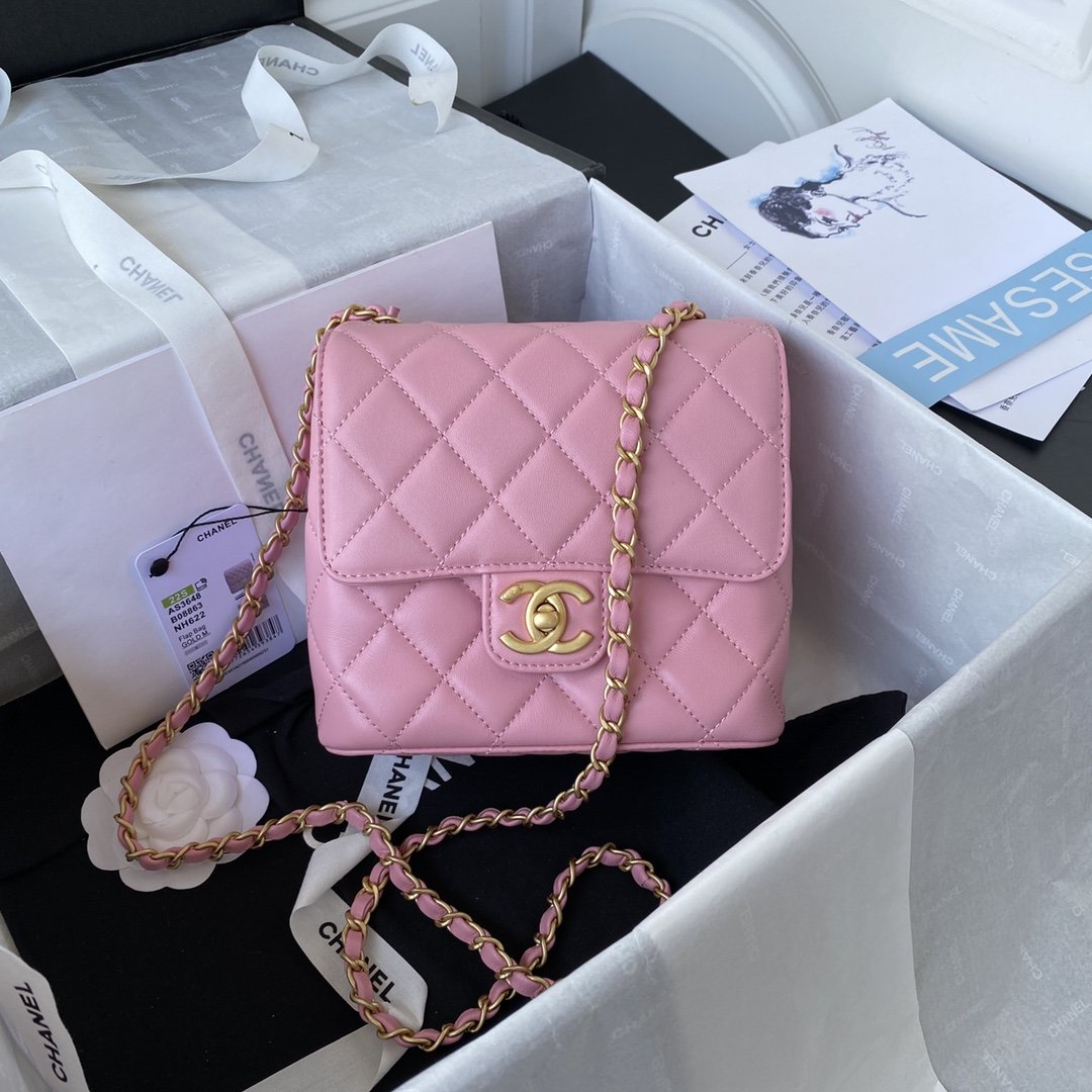 ChanelMini Flap Bag PiNike For Women, Women’s Bags 6.7in/17cm
