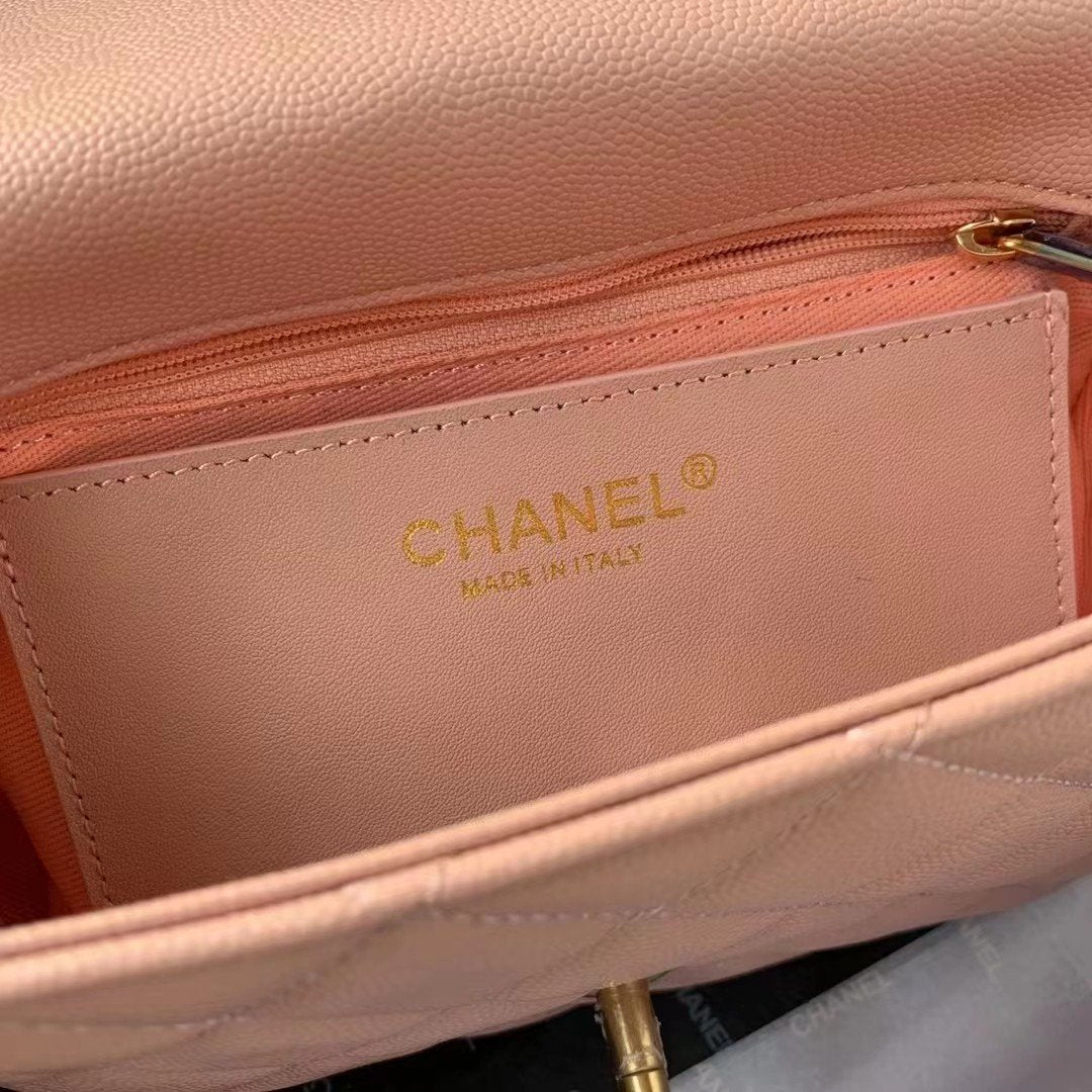 ChanelFlapbag With Chain Light PiNike For Women, Women’s Bags 8.3in/21cm
