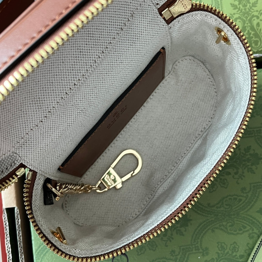 gg Quilted gg Mini Handbag Brown For Women, Women’s Bags 6.3in/16cm gg 723770 UM8IG 2546