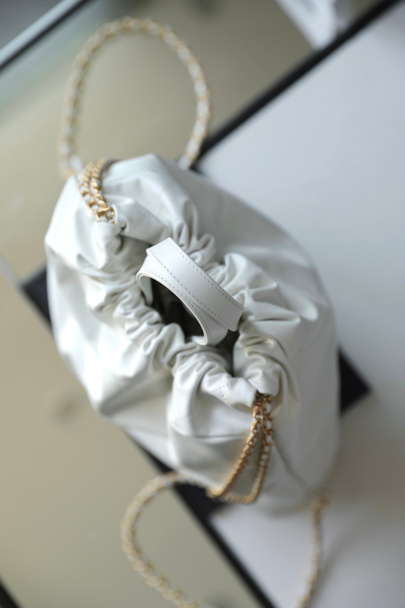 ChanelLarge Chanel22 Backpack White For Women, Women’s Bags 19.9in/51cm AS3313 B08037 10601