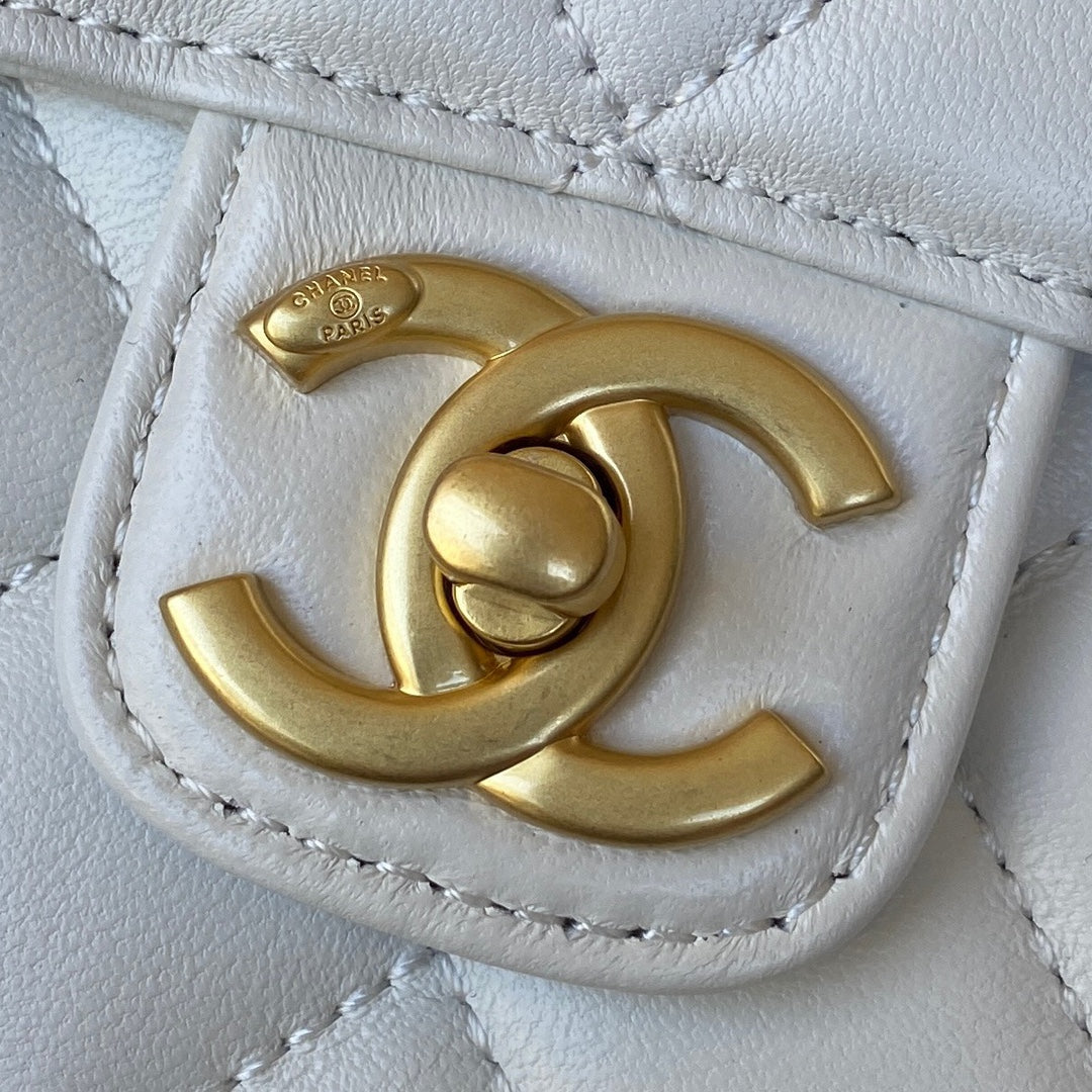 ChanelMini Flap Bag White For Women, Women’s Bags 6.7in/17cm