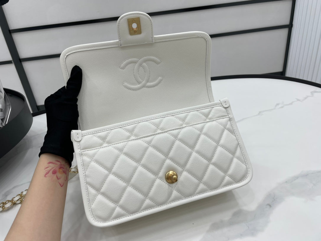 CHL AS3653 22K Bag White For Women, Women’s Bags 9.8in/25cm