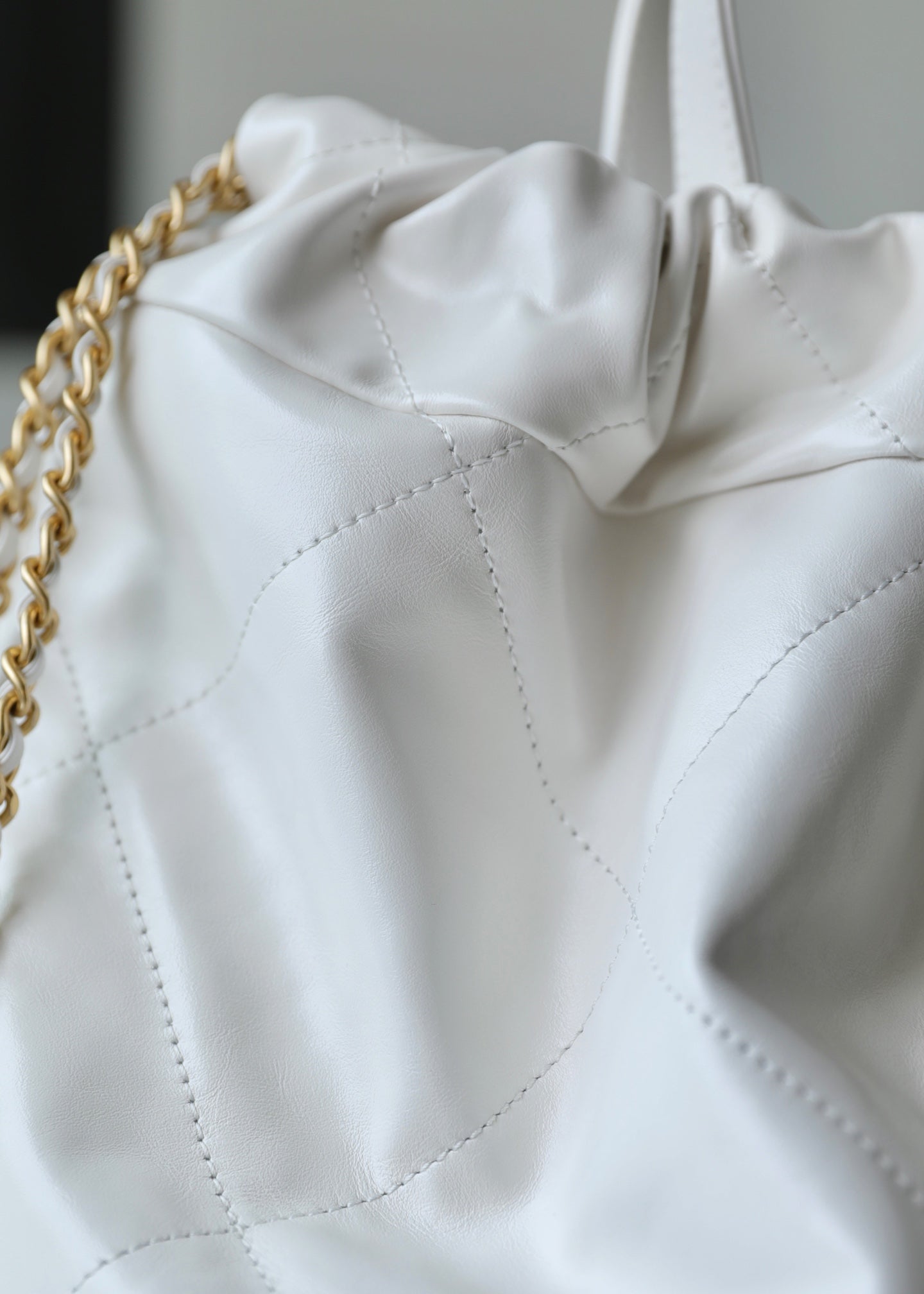ChanelLarge Chanel22 Backpack White For Women, Women’s Bags 19.9in/51cm AS3313 B08037 10601