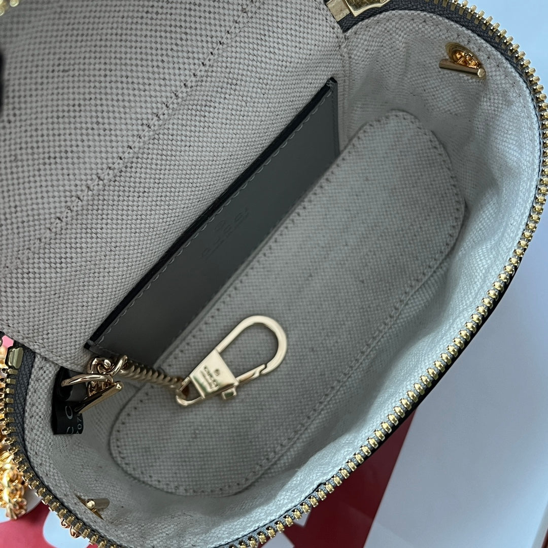 gg Quilted gg Mini Handbag Gray For Women, Women’s Bags 6.3in/16cm gg 723770 UM8IG 1275