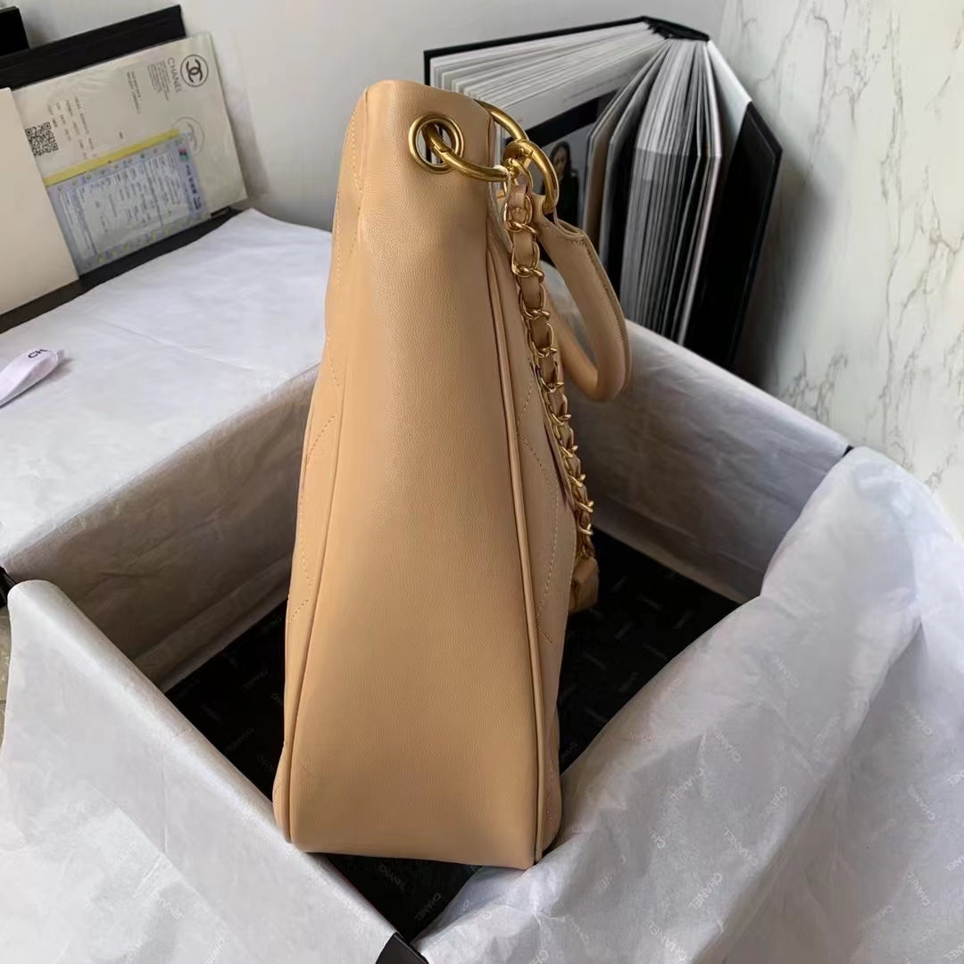 ChanelShopping Bags Beige For Women, Women’s Bags 13in/30.5cm