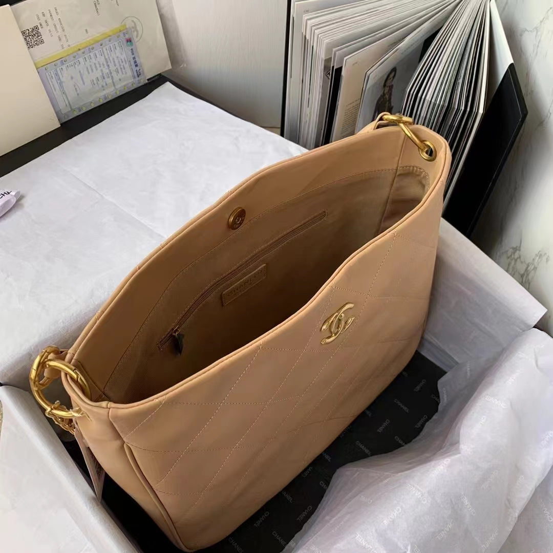 ChanelShopping Bags Beige For Women, Women’s Bags 13in/30.5cm