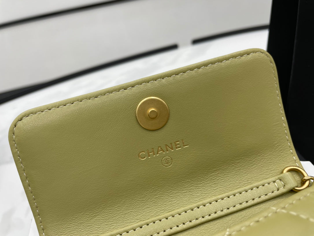 ChanelMini Flap Bag Green For Women, Women’s Bags 7.5in/19cm