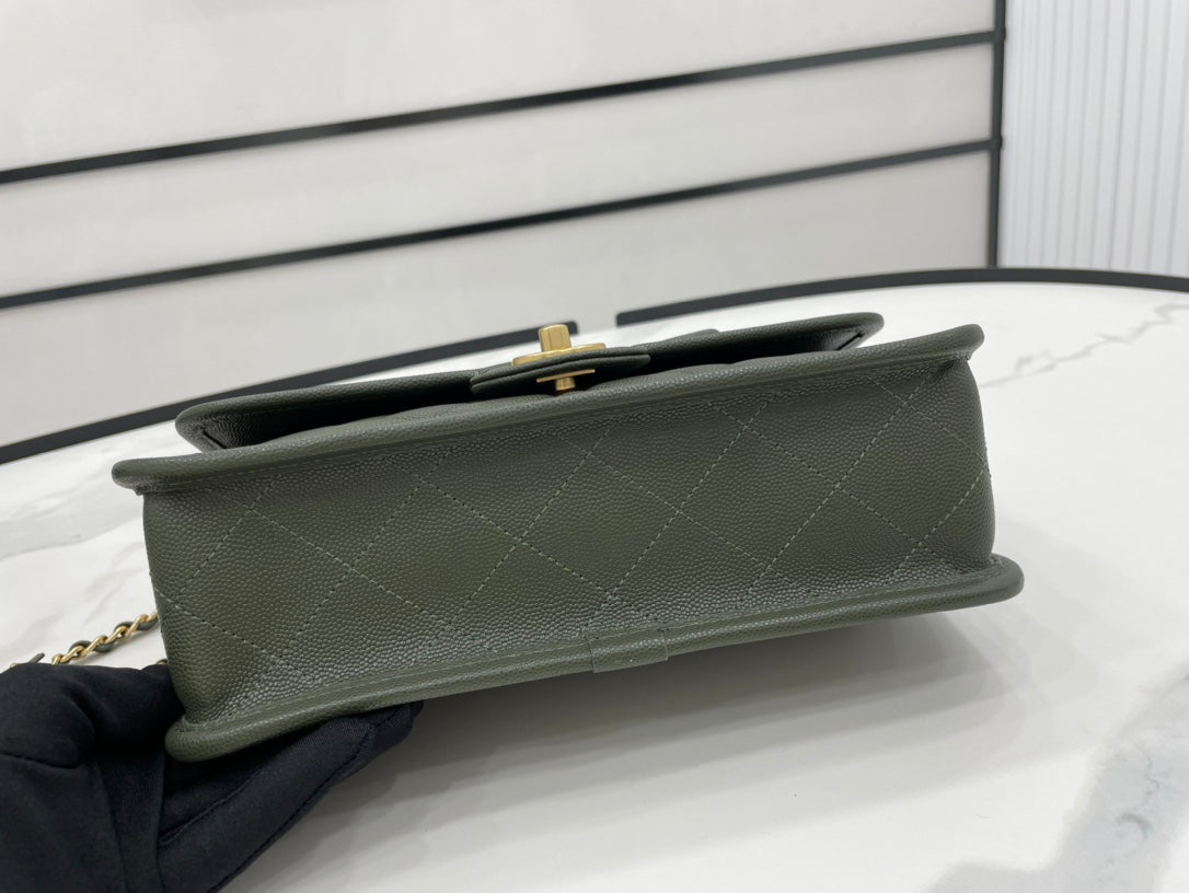 CHL AS3653 22K Bag Dark Green For Women, Women’s Bags 9.8in/25cm