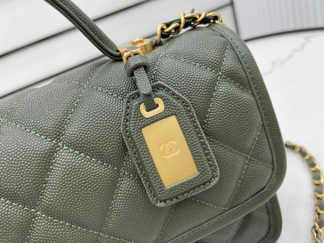 CHL AS3653 22K Bag Dark Green For Women, Women’s Bags 9.8in/25cm