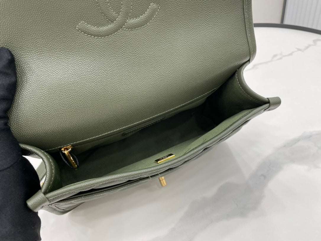 CHL AS3653 22K Bag Dark Green For Women, Women’s Bags 9.8in/25cm