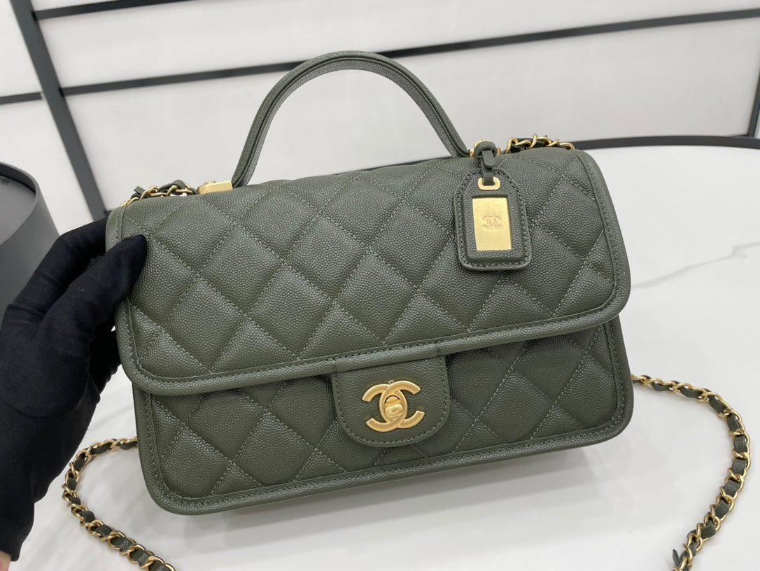 CHL AS3653 22K Bag Dark Green For Women, Women’s Bags 9.8in/25cm