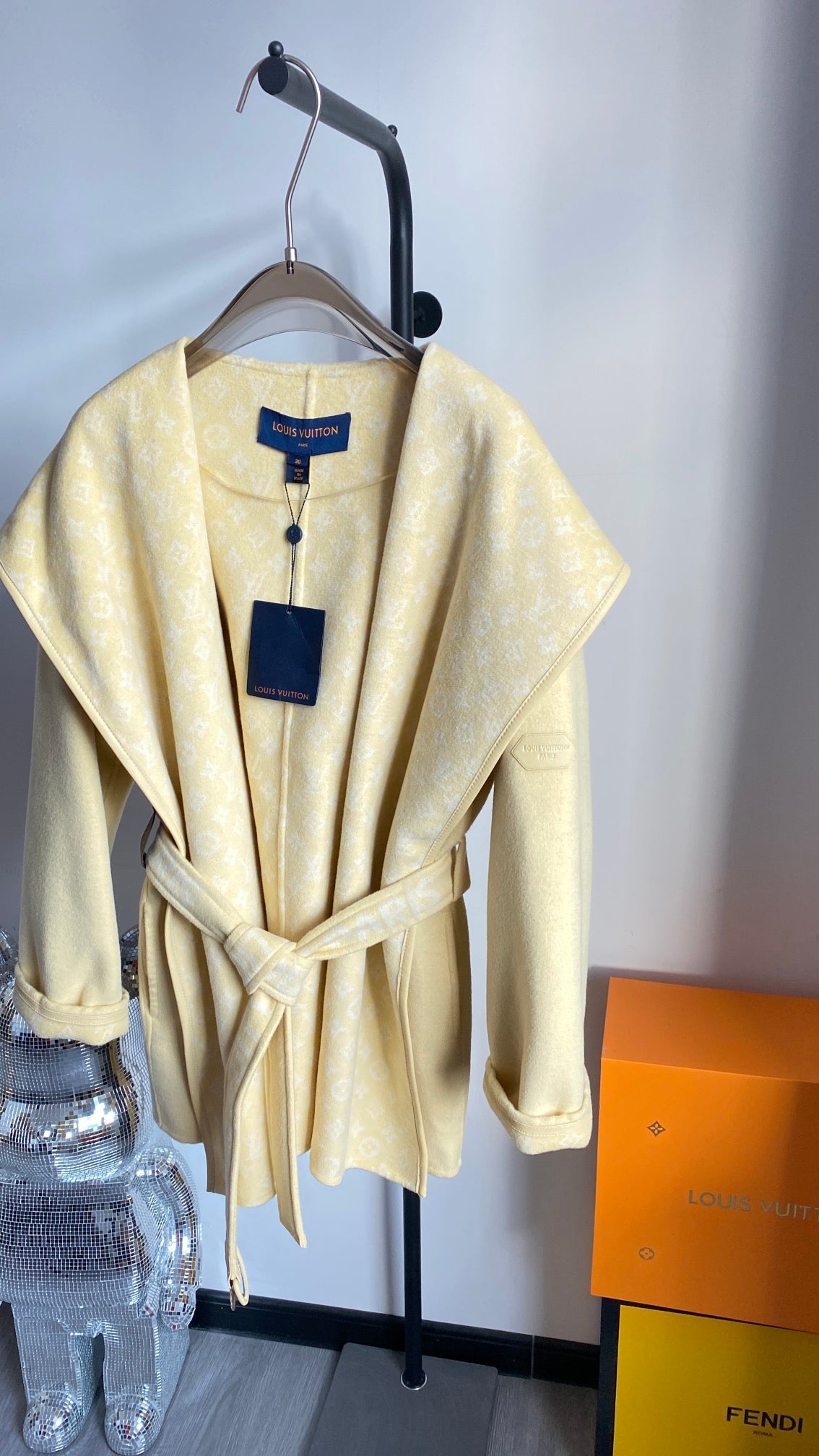 Designer LUV Wrap Coat 034