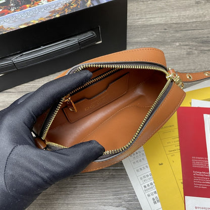 DG Crossbody 3.5 Bag Brown For Women 7.5in/19cm DG 