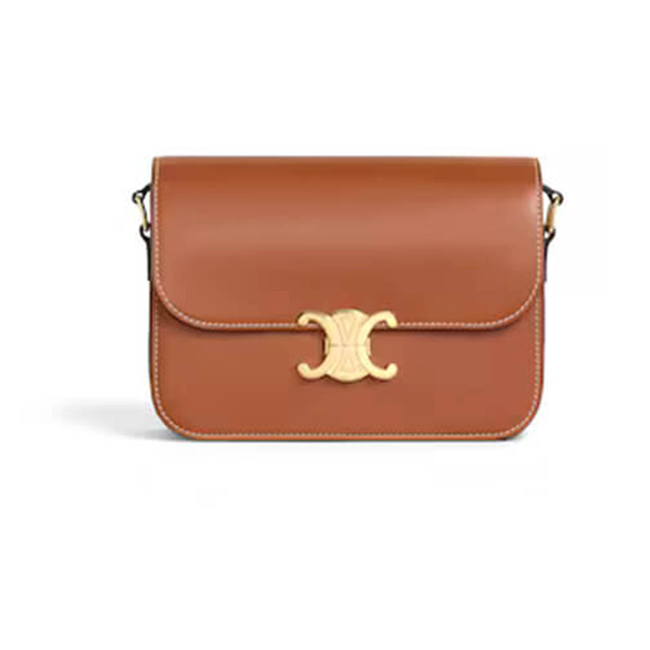 CL CLASSIQUE TRIOMPHE BAG in shiny calfskin