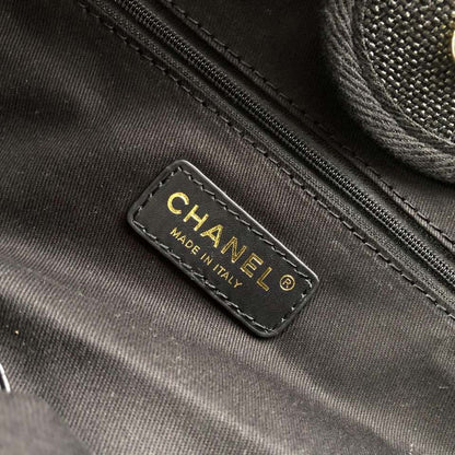 Chanel Deauville Tote 38cm Black/Grey For Women A66941