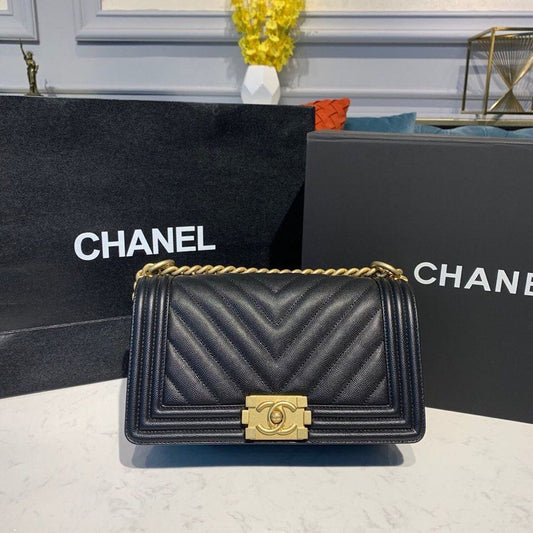 CHL Boy HandBag Black For Women, Women’s Bags, Shoulder And Crossbody Bags 9.8in/25cm A67086