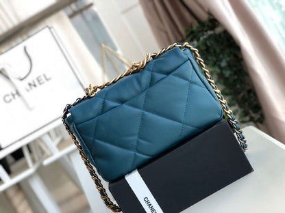 CHL 19 Handbag Teal For Women, Women&#8217;s Bags, Shoulder And Crossbody Bags 10.2in/26cm AS1160