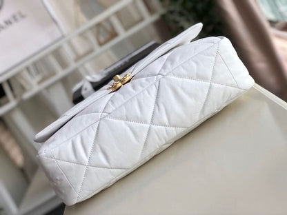 CHL 19 Maxi HandBag White For Women, Women&#8217;s Bags, Shoulder And Crossbody Bags 14in/36cm AS1162