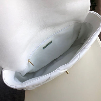 CHL 19 Maxi HandBag White For Women, Women&#8217;s Bags, Shoulder And Crossbody Bags 14in/36cm AS1162