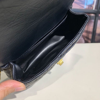 ChanelReissue 2.55 Waist Belt Bag Black For Women, Women’s Bags, Shoulder And Crossbody Bags 6.7in/17cm