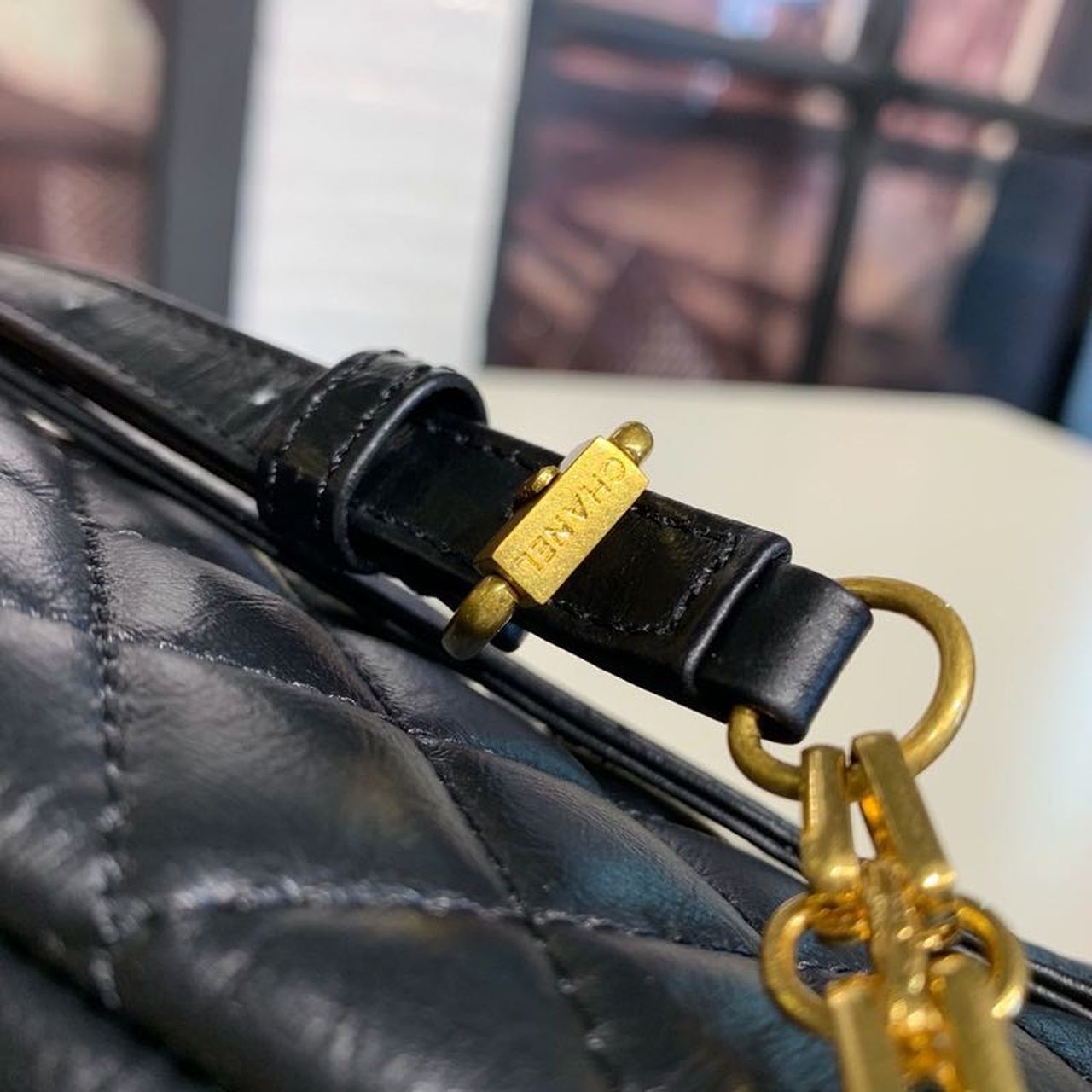 ChanelReissue 2.55 Waist Belt Bag Black For Women, Women’s Bags, Shoulder And Crossbody Bags 6.7in/17cm