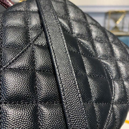 ChanelLarge Flap Bag With Top Handle Black For Women, Women’s Handbags, Shoulder And Crossbody Bags 11in/28cm A92991
