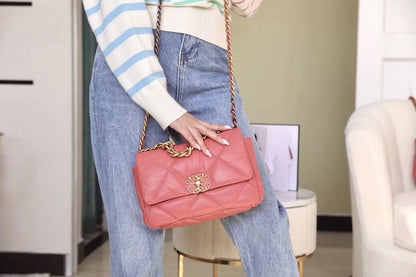 CHL 19 Handbag 26cm PiNike For Women AS1160