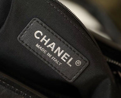 Chanel Gabrielle Hobo Bag 20cm Aged Calfskin Leather Spring/Summer Act 1 Collection, So Black