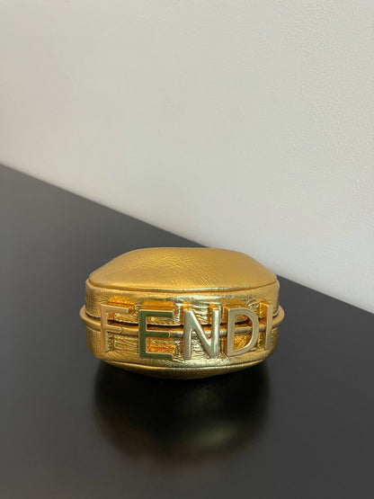 FI Nano FIgraphy Gold For Women, Women&#8217;s HandBags 6.7in/17cm FF 7AS089