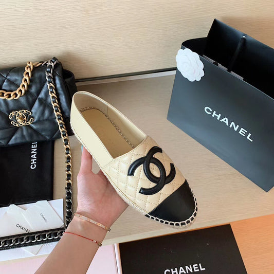 CHL BEIGE/BLACK ESPADRILLES