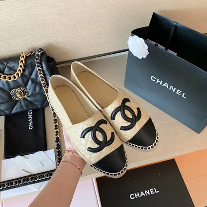 CHL BEIGE/BLACK ESPADRILLES