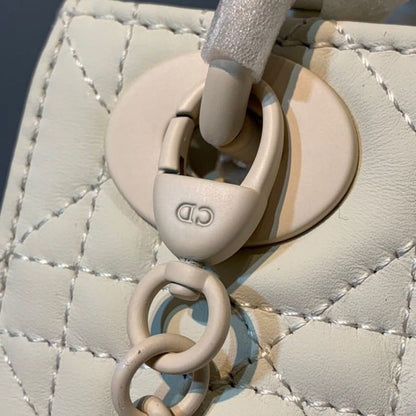 DI Mini Lady Bag Ivory For Women 6.5in/17cm CD M0505SLOI
