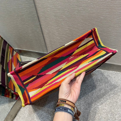 DI Large Book Tote Canvas Multicolor For Women Bag Size 42cm/16in CD