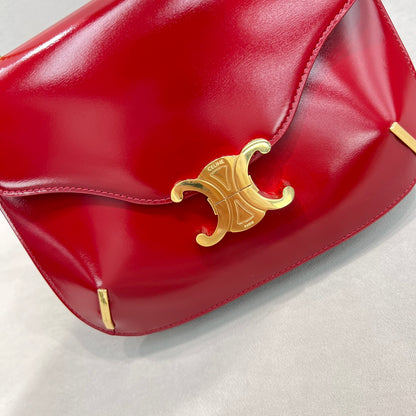CE Chain Besace Triomphe Carmin For Women 10in/24.5cm 199273BF4.27CA