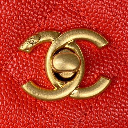 ChanelSmall Flap Bag Gold Hardware Red For Women, Women’s Handbags, Shoulder Bags 7.5in/19cm AP2840
