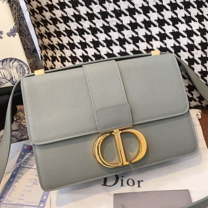 DI Medium 30 Montaigne Bag Blue-Gray Box For Women 24cm/9in CD