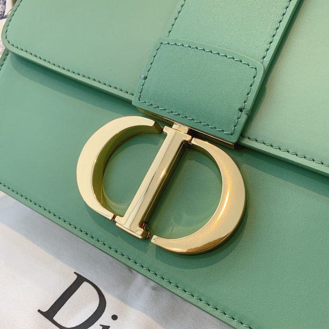 DI Medium 30 Montaigne Bag Deep Mint Green Box For Women 24cm/9in CD