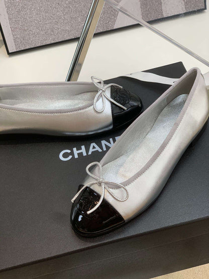 CHL SILVER BALLET FLATS
