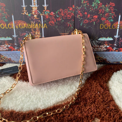 DG DG Girls CrossBody Bag Pink For Women 8.3in/21cm DG BB6498AZ80180412