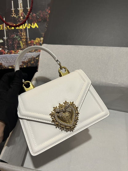 DG Small Devotion Bag In Plain White For Women 7.5in/19cm DG BB6711AV89380002