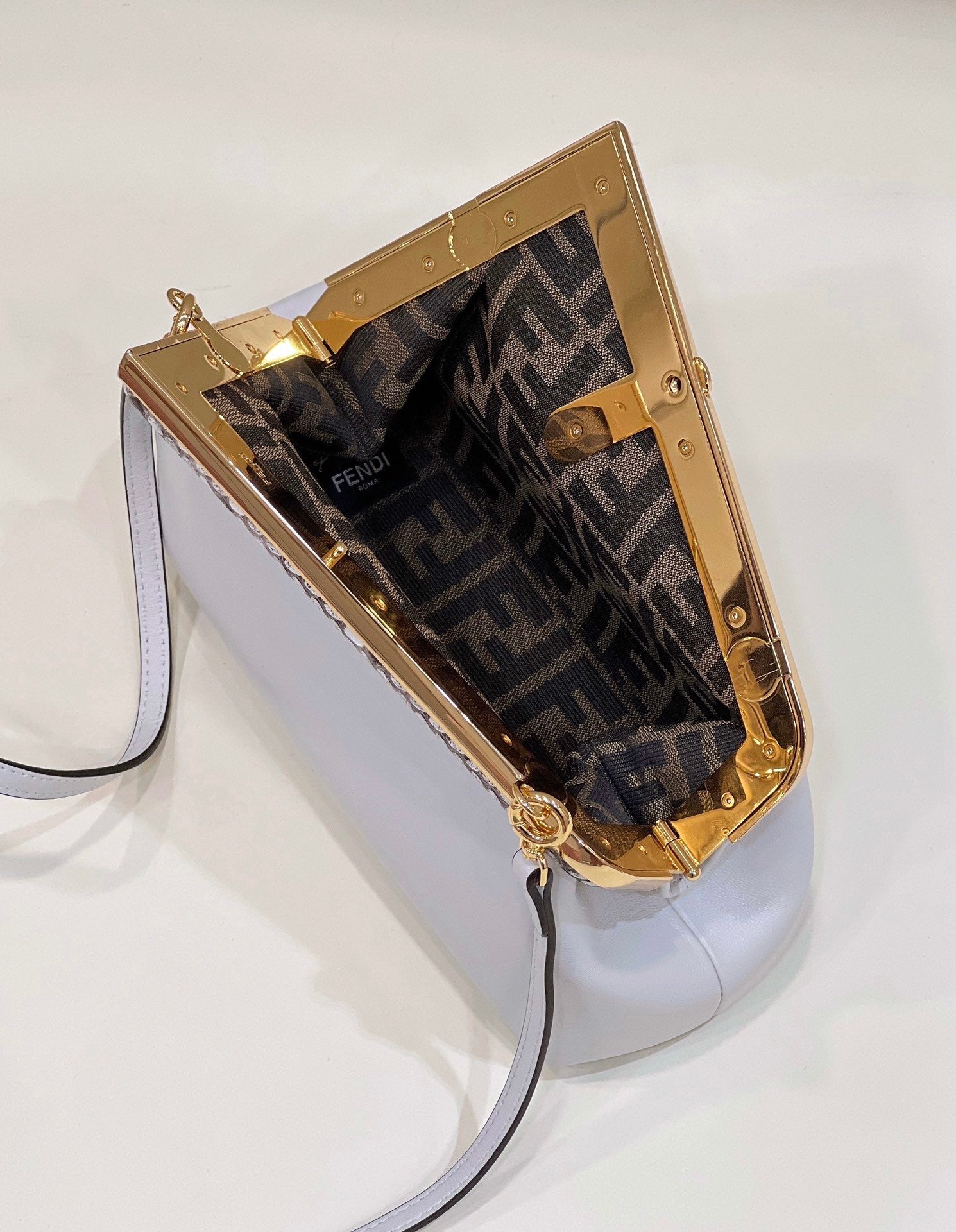 FI First Small White For Women, Women&#8217;s HandBags, Shoulder And Crossbody Bags 10.2in/26cm FF 8BP129