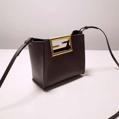 FI Way Small Dark Grey Bag For Woman 17.5cm/7in