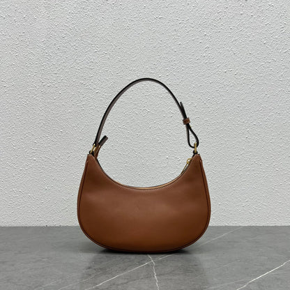 CE Ava Bag With Triomphe Embroidery Tan For Women 9in/23cm 193953EFS.04LU