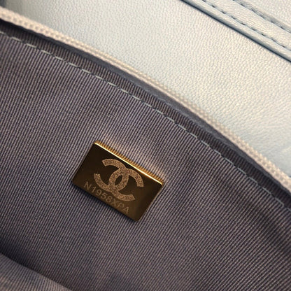 ChanelOriginal Small Classic Flap Bag Gold Hardware Blue For Women, Women’s Handbags, Shoulder Bags 7.5in/19cm AP33814